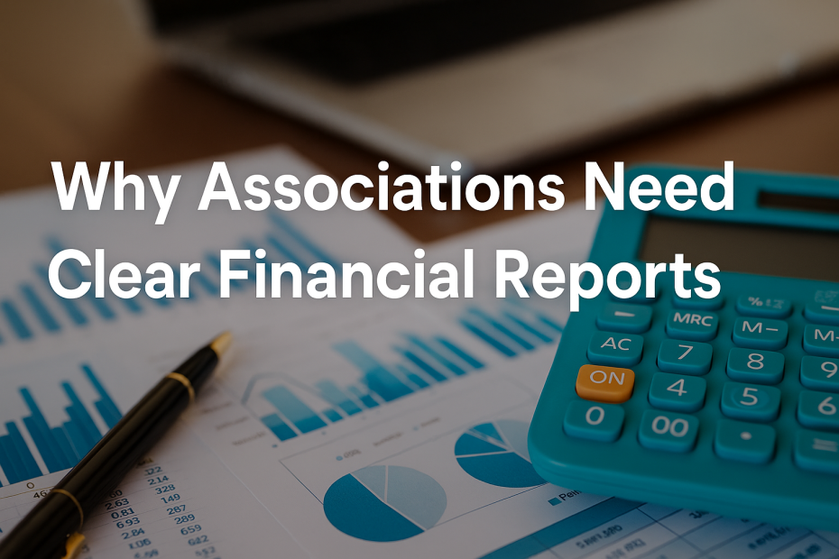 why associations need clear financial reports