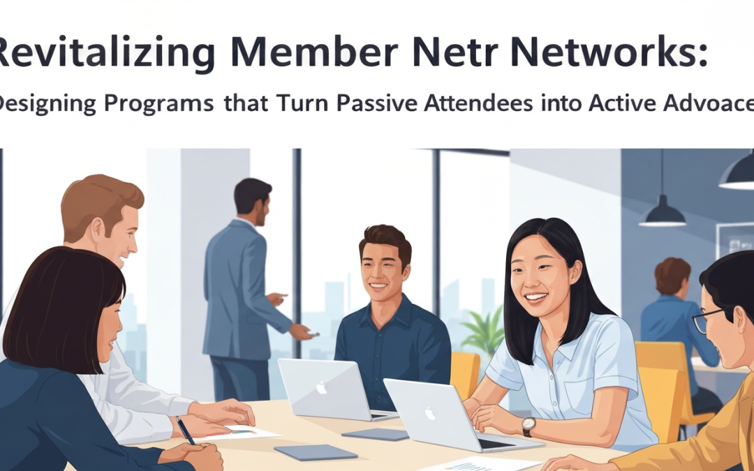 Revitalizing Member Networks: Designing Programs that Turn Passive Attendees into Active Advocates