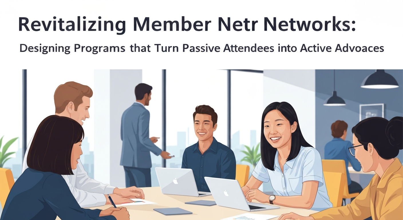 Revitalizing Member Networks: Designing Programs that Turn Passive Attendees into Active Advocates