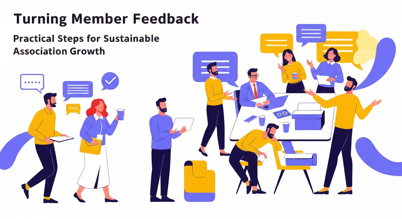 Turning Member Feedback into Action: Practical Steps for Sustainable Association Growth
