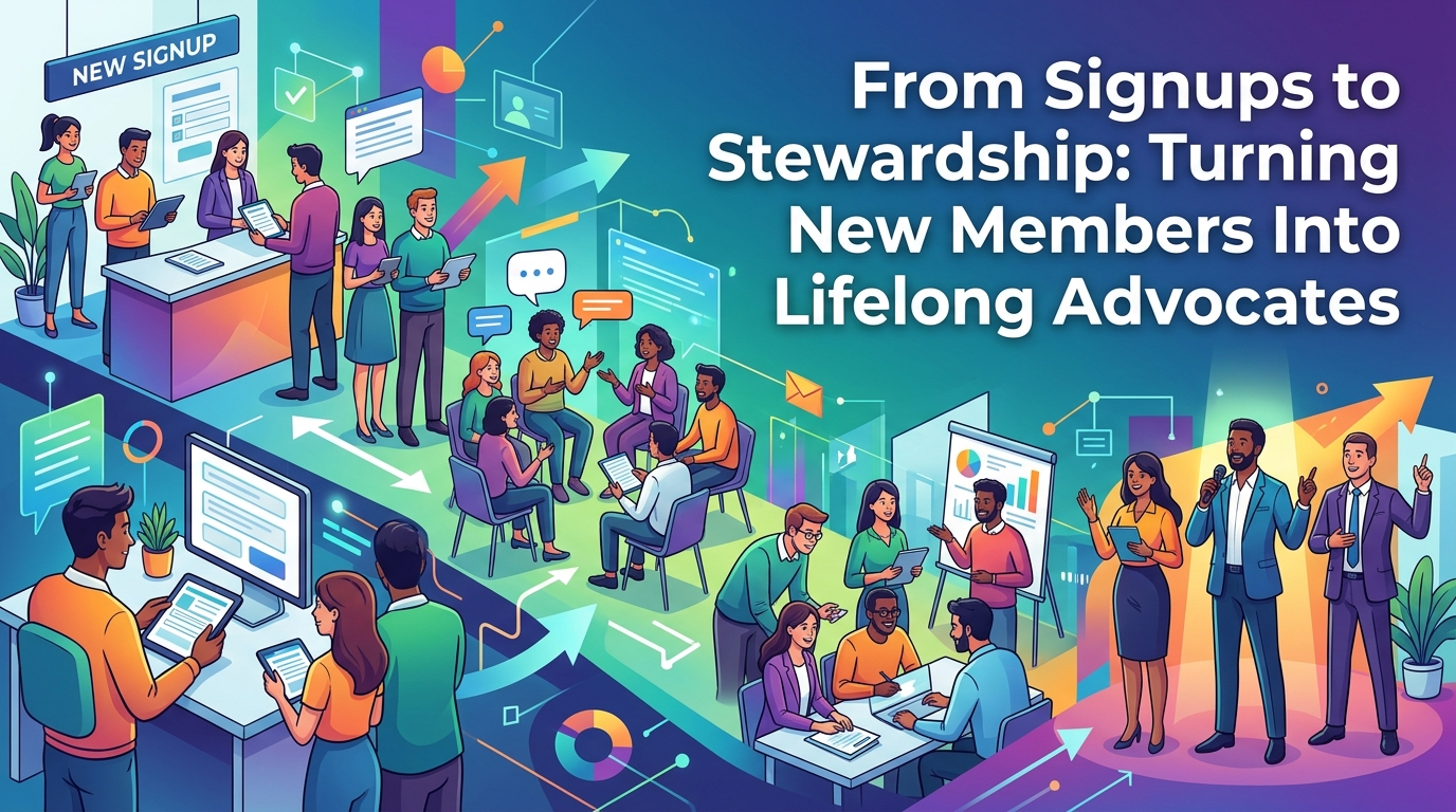 From Signups to Stewardship: Turning New Members Into Lifelong Advocates