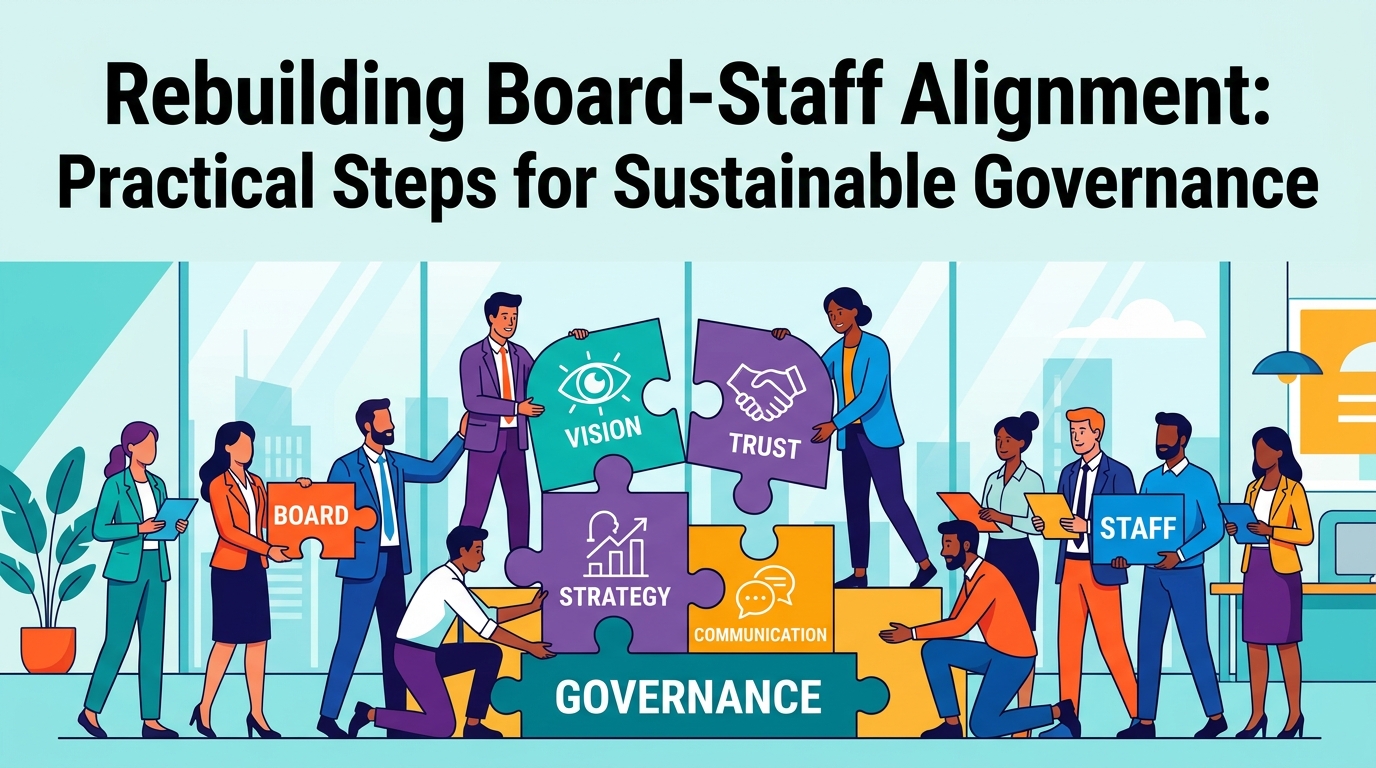 Rebuilding Board-Staff Alignment: Practical Steps for Sustainable Governance