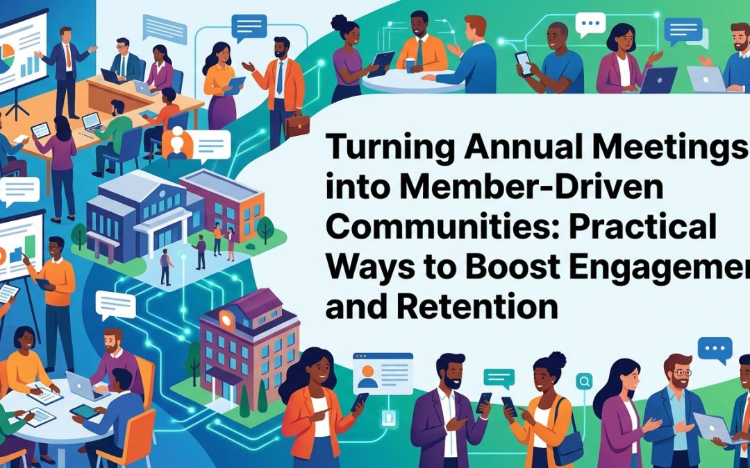 Turning Annual Meetings into Member-Driven Communities: Practical Ways to Boost Engagement and Retention