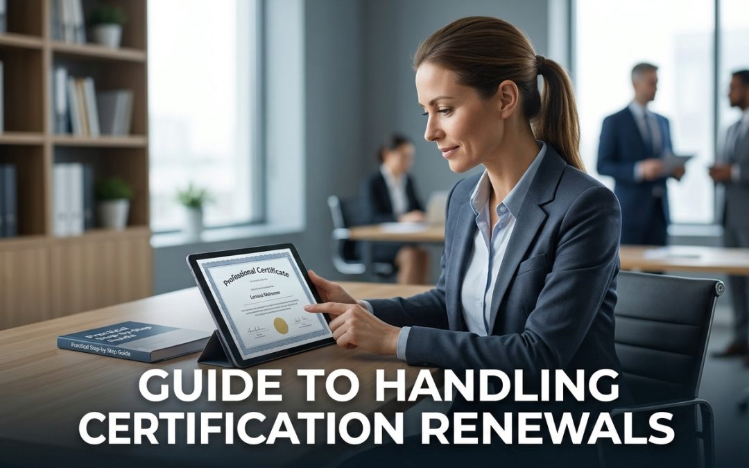 How to Handle Certification Renewals: A Practical, Step-by-Step Guide for Associations