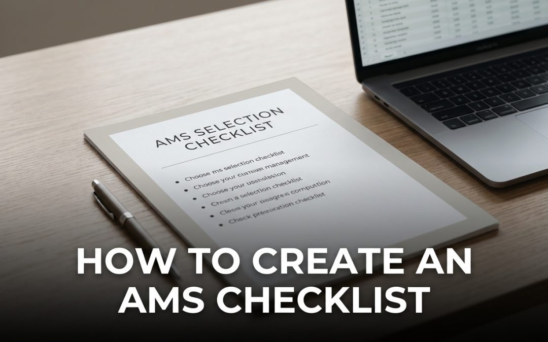 How to Create an AMS Selection Checklist for Associations